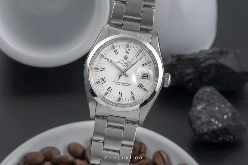 Rolex Date steel automatic men's watch 1500 [2503048]
