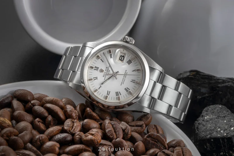 Rolex Date steel automatic men's watch 1500 [2503048]