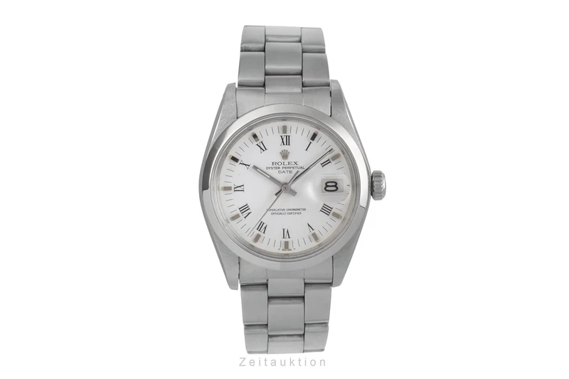 Rolex Date steel automatic men's watch 1500 [2503048]