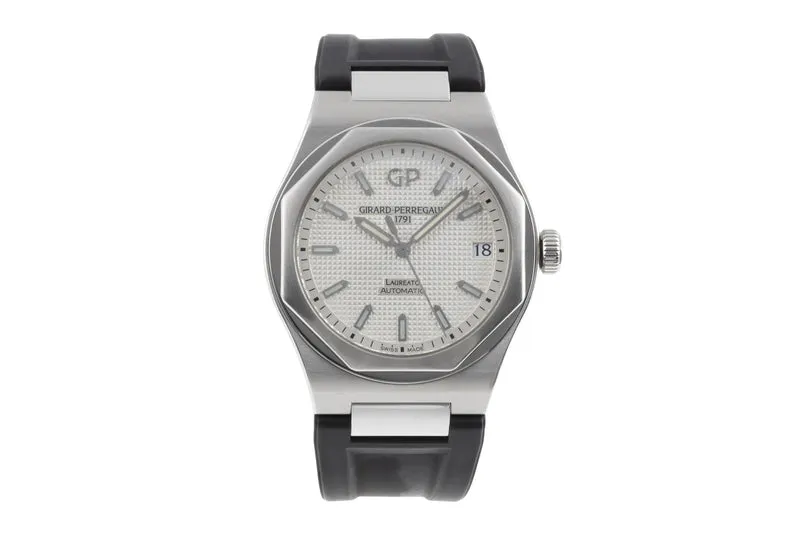 Girard Perregaux Laureato steel automatic men's watch 81010-11-131-BB6A [2503807]