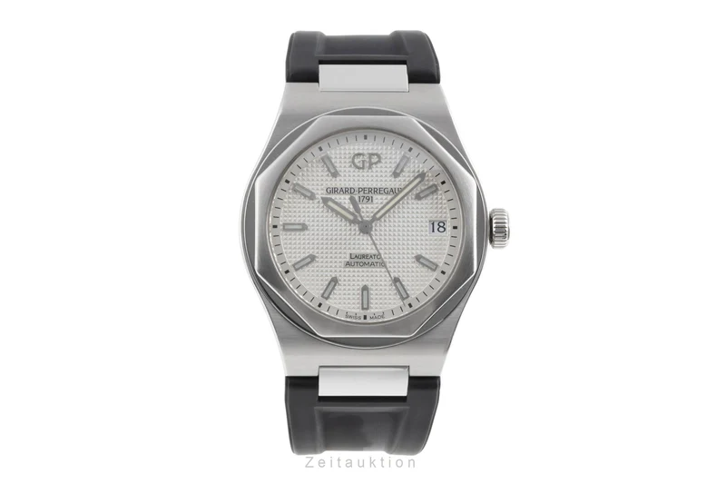Girard Perregaux Laureato steel automatic men's watch 81010-11-131-BB6A [2503807]