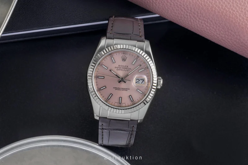Rolex Datejust 18 ct white gold automatic men's watch 116139 [2503706]