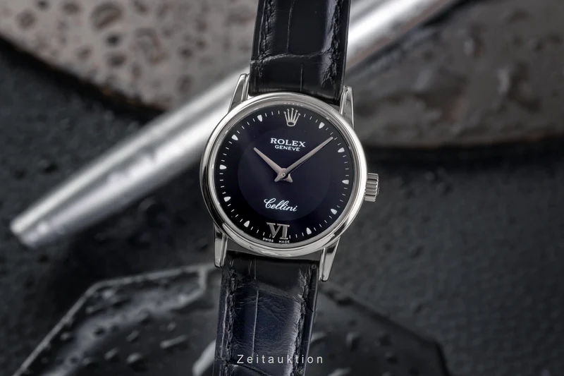 Rolex Cellini 18 ct white gold quartz women's watch 6111/9 [2503201]