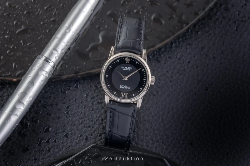 Rolex Cellini 18 ct white gold quartz women's watch 6111/9 [2503201]