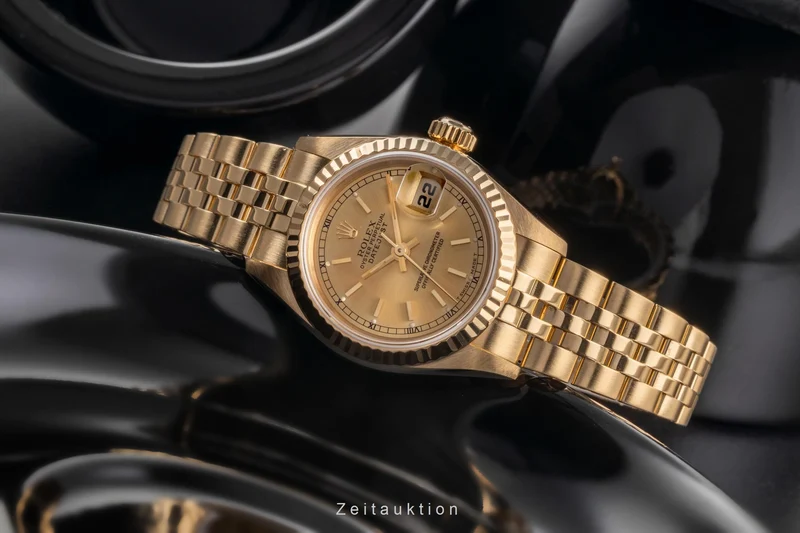 Rolex Lady Datejust 18 ct gold automatic women's watch 69178 [2503833]