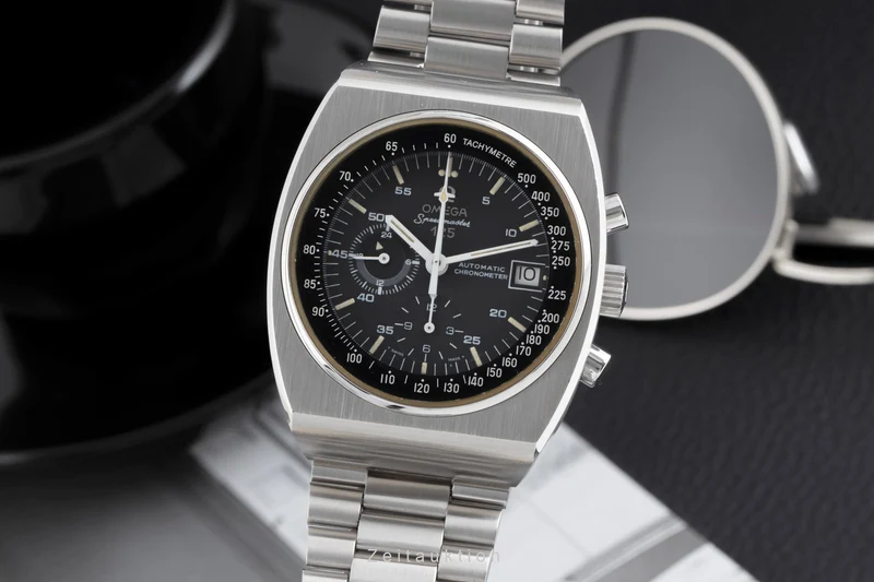 Omega Speedmaster chronograph steel automatic men's watch 378.0801 Vintage [2502776]
