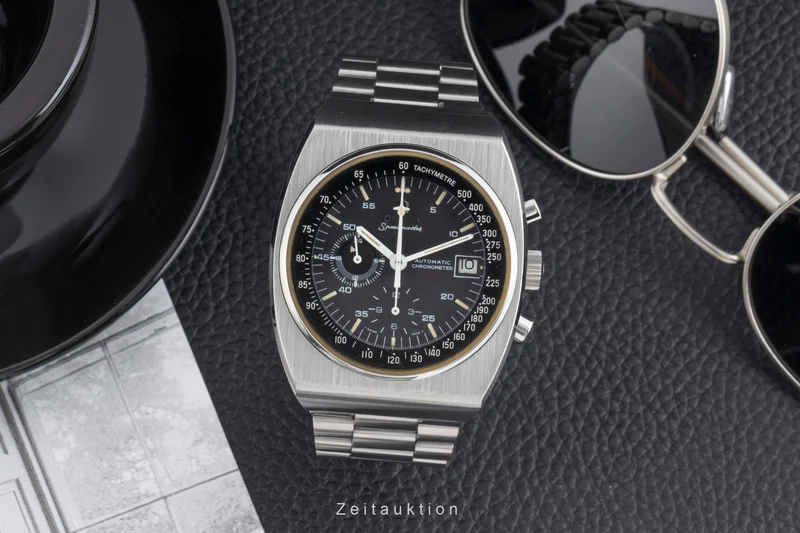 Omega Speedmaster chronograph steel automatic men's watch 378.0801 Vintage [2502776]