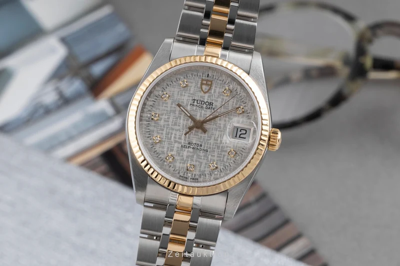 Tudor Prince Date steel / gold automatic men's watch 74033 [2502645]