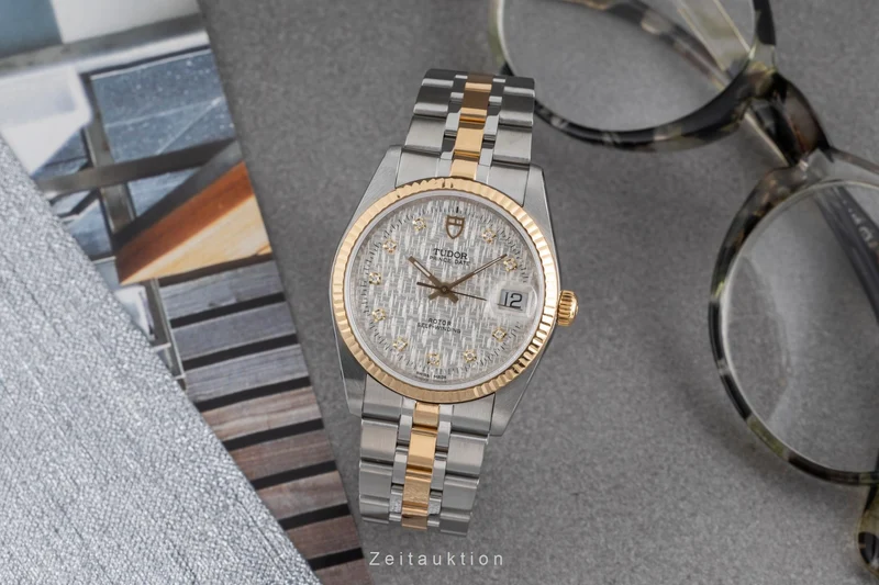Tudor Prince Date steel / gold automatic men's watch 74033 [2502645]