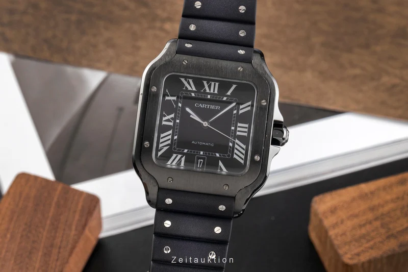 Cartier Santos steel automatic men's watch WSSA0039 LP: 9450EUR [2503761]