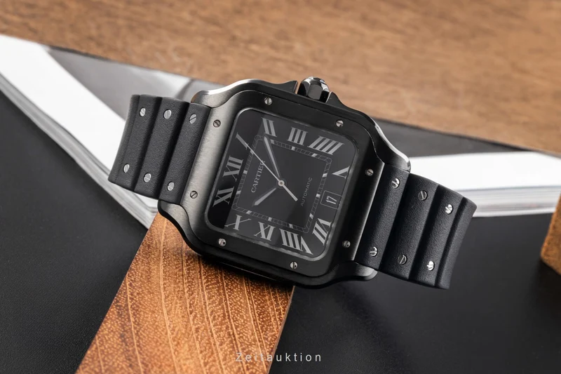 Cartier Santos steel automatic men's watch WSSA0039 LP: 9450EUR [2503761]