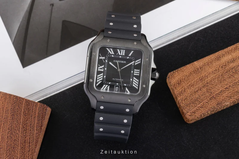 Cartier Santos steel automatic men's watch WSSA0039 LP: 9450EUR [2503761]