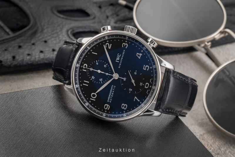 IWC Portugieser chronograph steel automatic men's watch IW371438 [2502853]