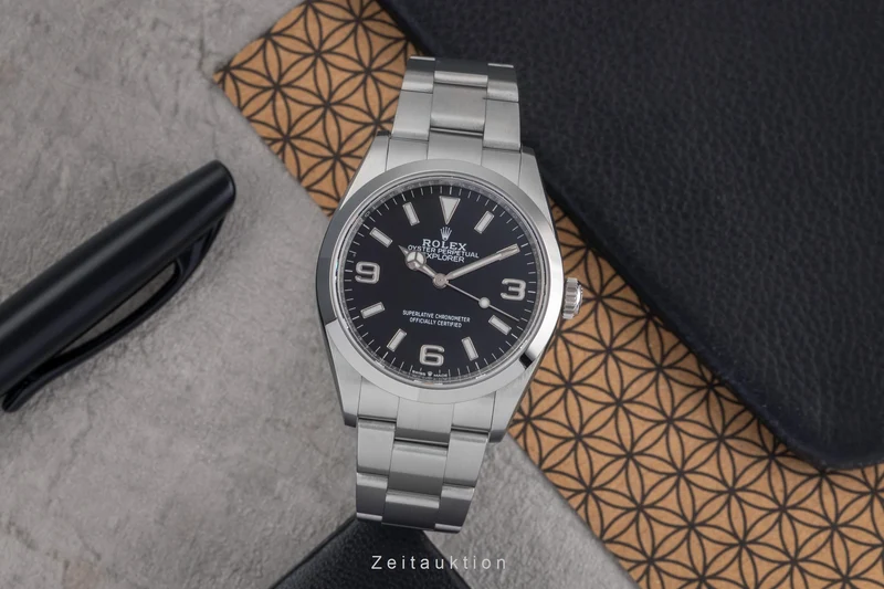 Rolex Explorer steel automatic men's watch 124270 [2503590]