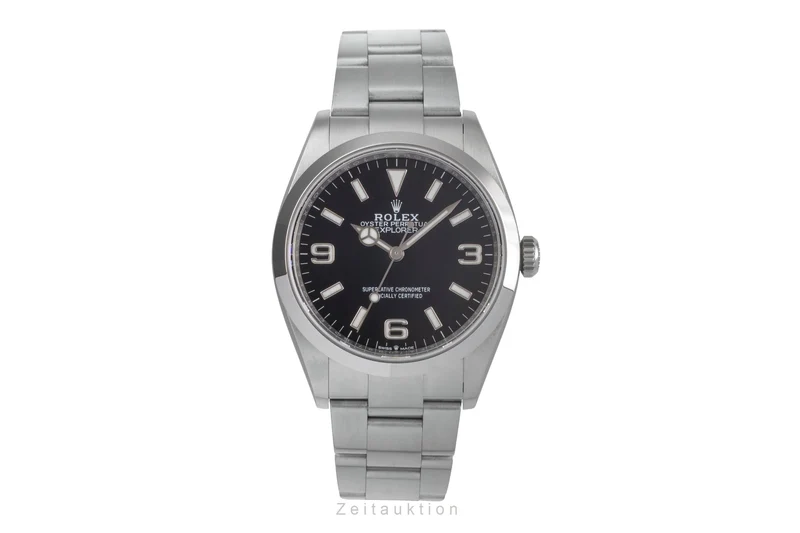 Rolex Explorer steel automatic men's watch 124270 [2503590]