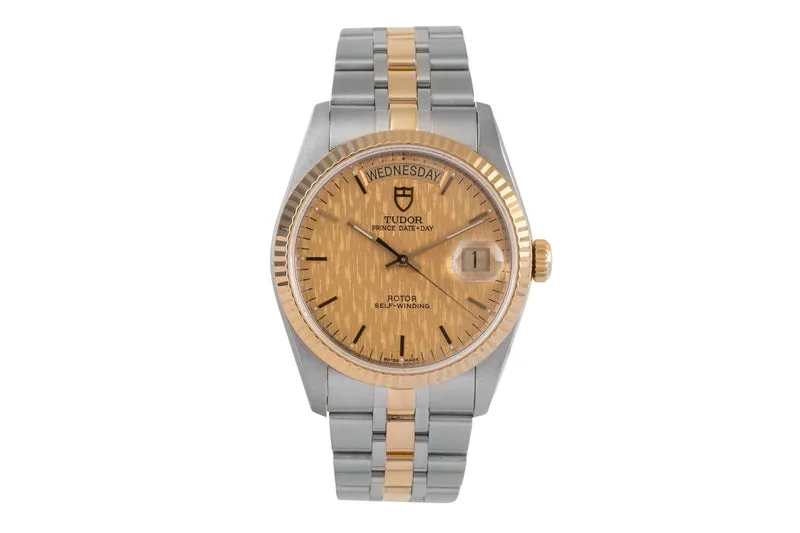 Tudor Date-Day steel / gold automatic men's watch 76213 [2503113]