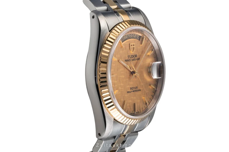 Tudor Date-Day steel / gold automatic men's watch 76213 [2503113]