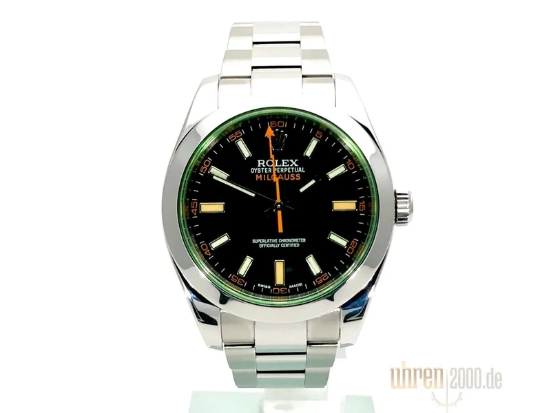 Rolex Oyster Perpetual Milgauss 116400GV aus 2014
