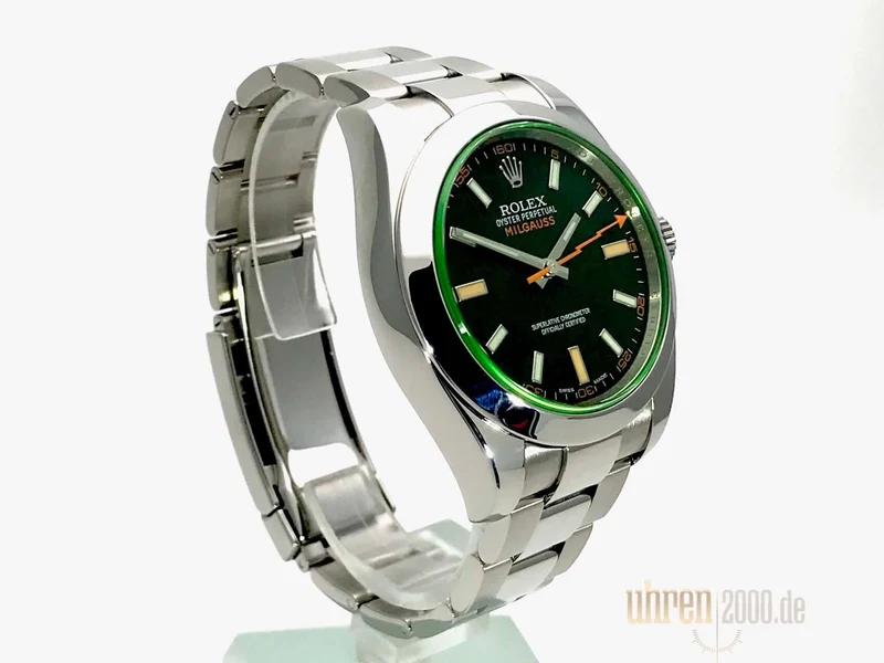 Rolex Oyster Perpetual Milgauss 116400GV aus 2014