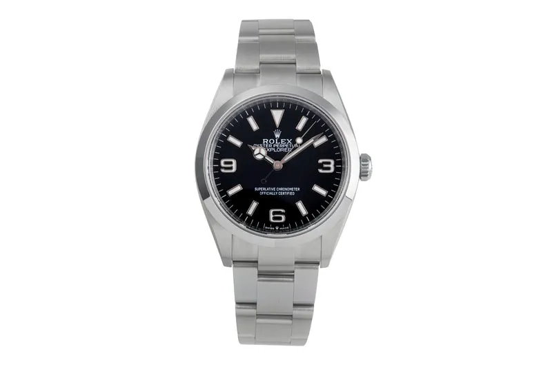 Rolex Explorer steel automatic men's watch 124270 [2503727]