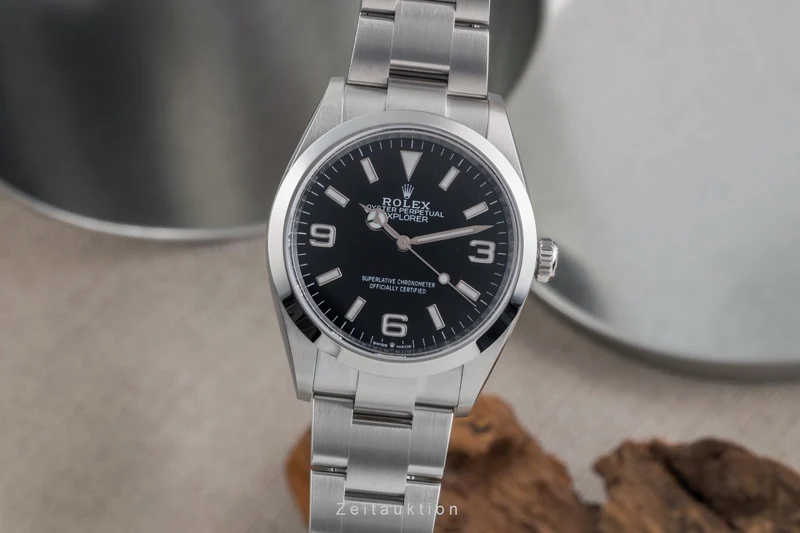 Rolex Explorer steel automatic men's watch 124270 [2503727]