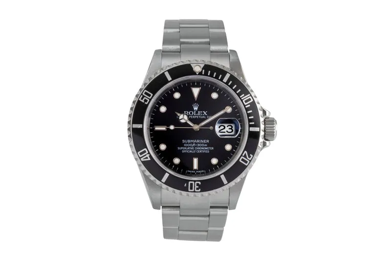 Rolex Submariner steel automatic men's watch 16610T [2503692]