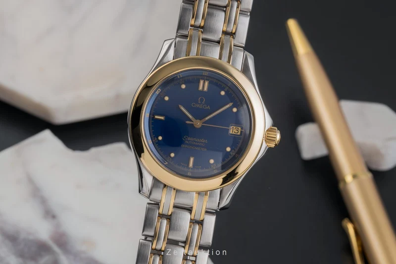 Omega Seamaster steel / gold automatic men's watch 2301.80.00 [2503840]