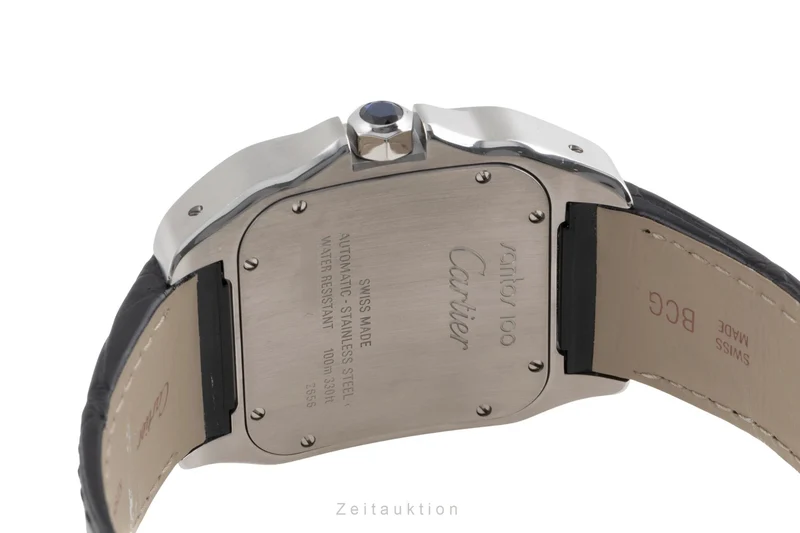 Cartier Santos 100 steel automatic men's watch W20073X8 [2503558]