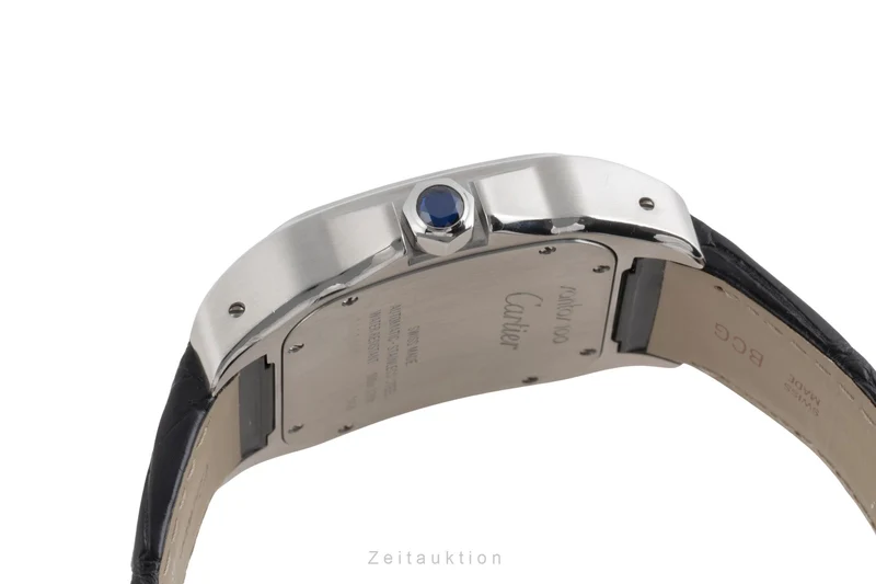 Cartier Santos 100 steel automatic men's watch W20073X8 [2503558]