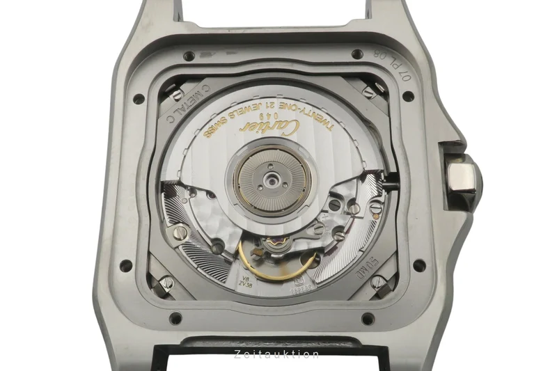 Cartier Santos 100 steel automatic men's watch W20073X8 [2503558]
