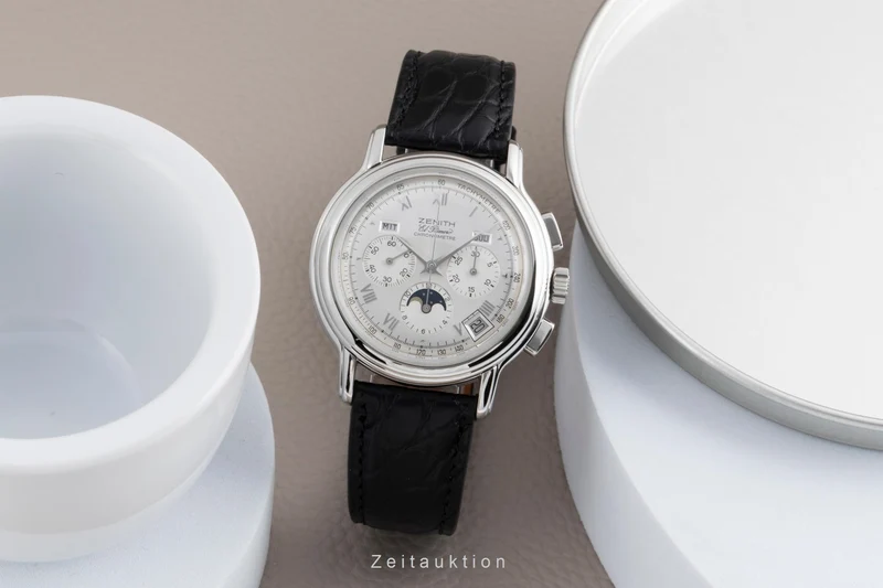 Zenith El Primero chronograph steel automatic men's watch 14/01.0240.410 [2503616]