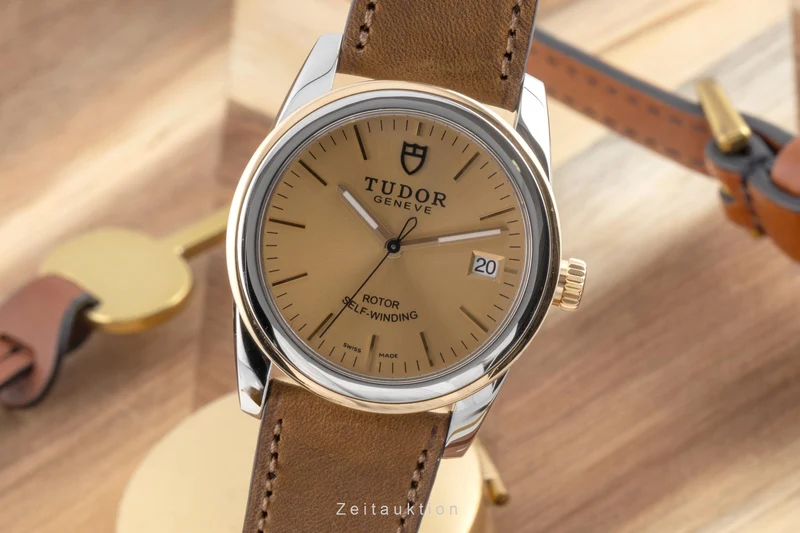 Tudor Glamour Date steel / gold automatic men's watch 55003 [2503495]
