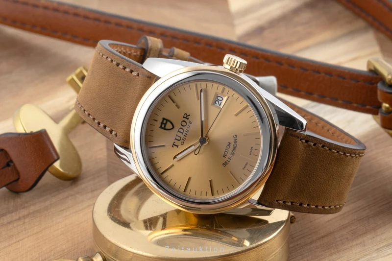 Tudor Glamour Date steel / gold automatic men's watch 55003 [2503495]