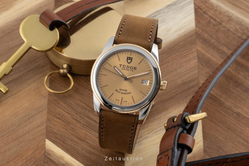 Tudor Glamour Date steel / gold automatic men's watch 55003 [2503495]