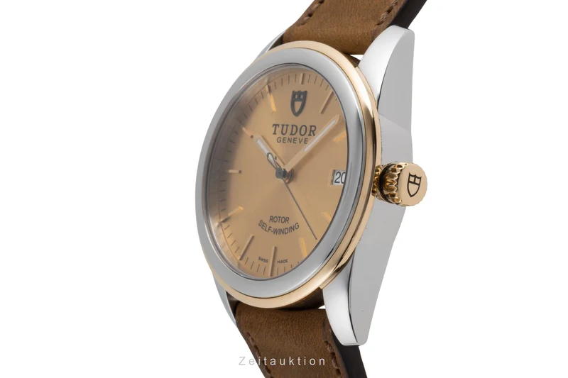 Tudor Glamour Date steel / gold automatic men's watch 55003 [2503495]