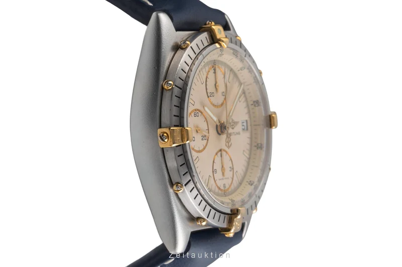 Breitling Chronomat chronograph gilt / steel automatic men's watch 81950 [2503138]