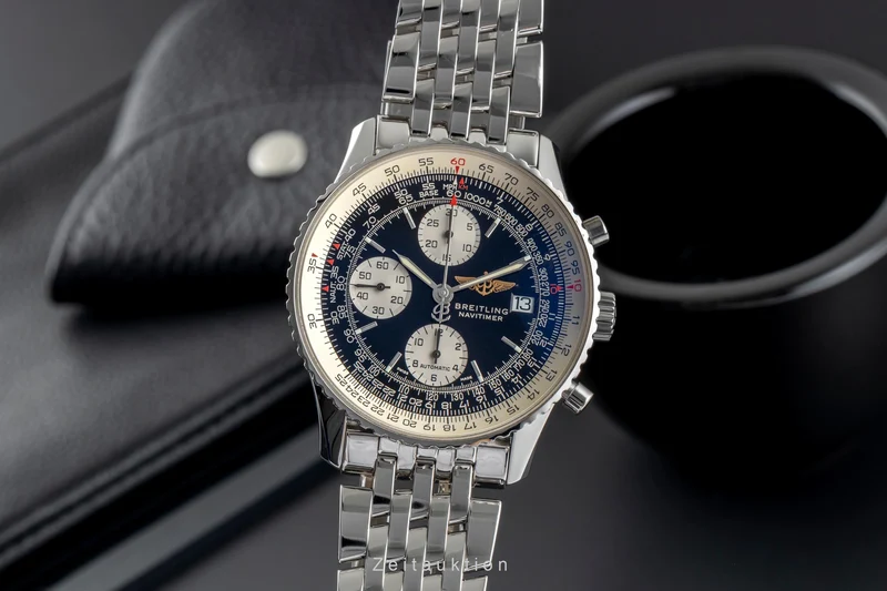 Breitling Old Navitimer chronograph steel automatic men's watch A13322 [2503356]