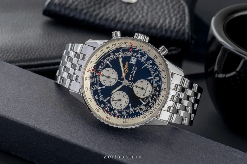 Breitling Old Navitimer chronograph steel automatic men's watch A13322 [2503356]