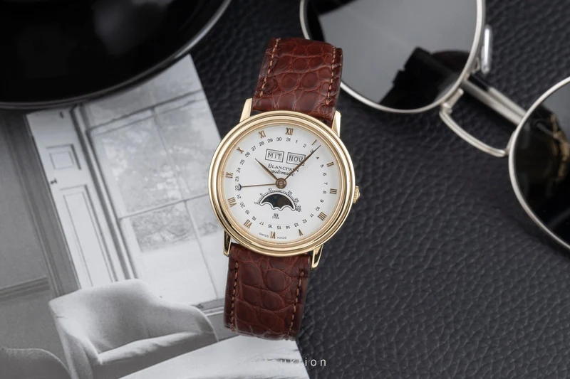 Blancpain Villeret 18 ct gold automatic men's watch 6595-1418 [2503426]
