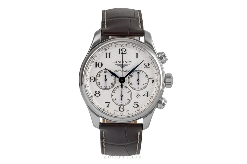 Longines Master Collection chronograph steel automatic men's watch L2.859.4.78.3 LP: 3600EUR [2503795]