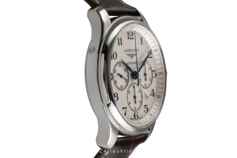 Longines Master Collection chronograph steel automatic men's watch L2.859.4.78.3 LP: 3600EUR [2503795]
