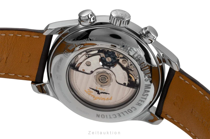 Longines Master Collection chronograph steel automatic men's watch L2.859.4.78.3 LP: 3600EUR [2503795]