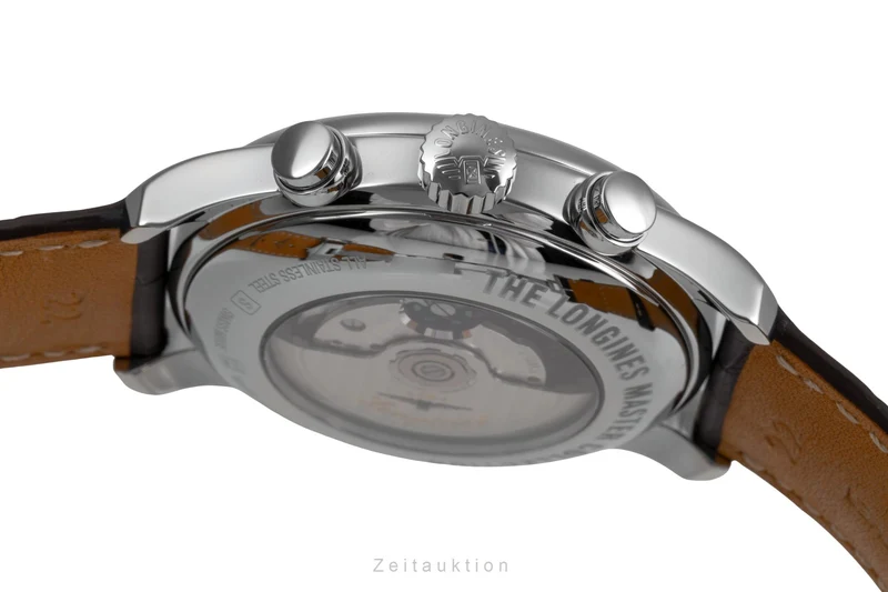 Longines Master Collection chronograph steel automatic men's watch L2.859.4.78.3 LP: 3600EUR [2503795]