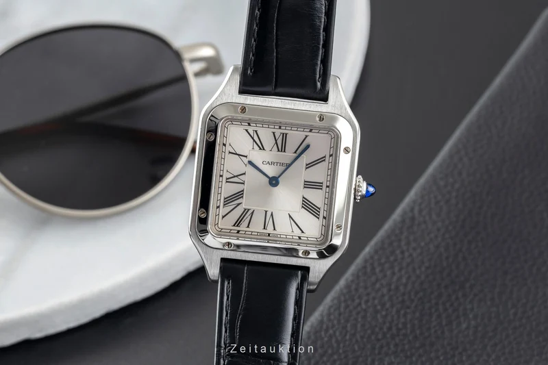 Cartier Santos Dumont steel quartz men's watch WSSA0022 [2503911]