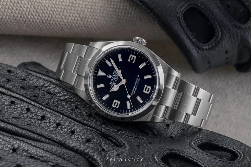 Rolex Explorer steel automatic men's watch 124270 [2503182]