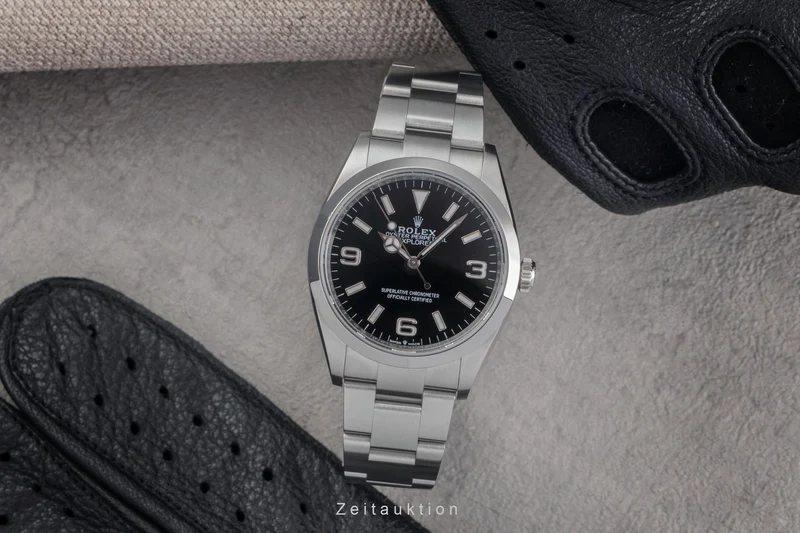 Rolex Explorer steel automatic men's watch 124270 [2503182]