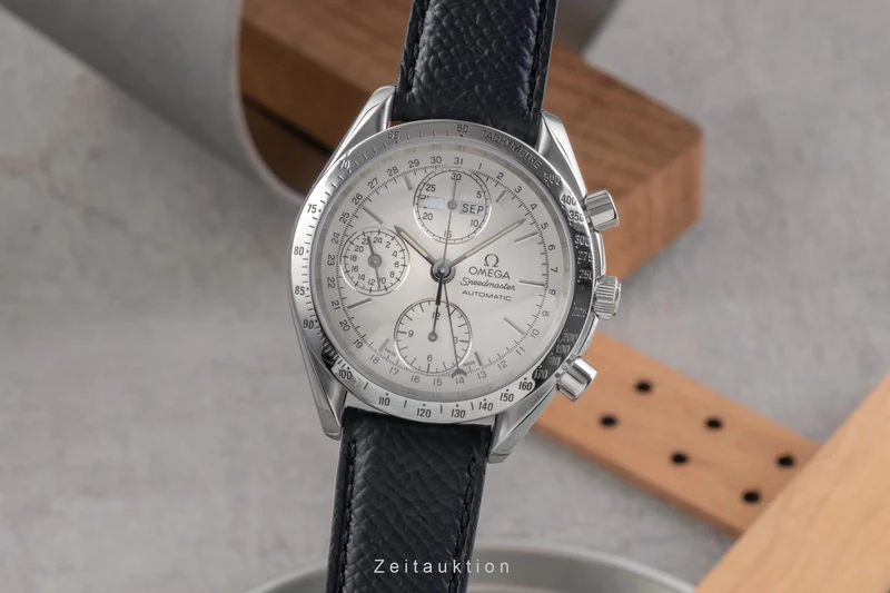 Omega Speedmaster chronograph steel automatic men's watch 3521.30.00 LP: 6100EUR [2502957]