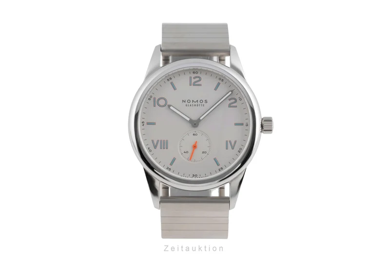 Nomos Club steel manual winding men's watch 737 LP: 1980EUR [2503842]