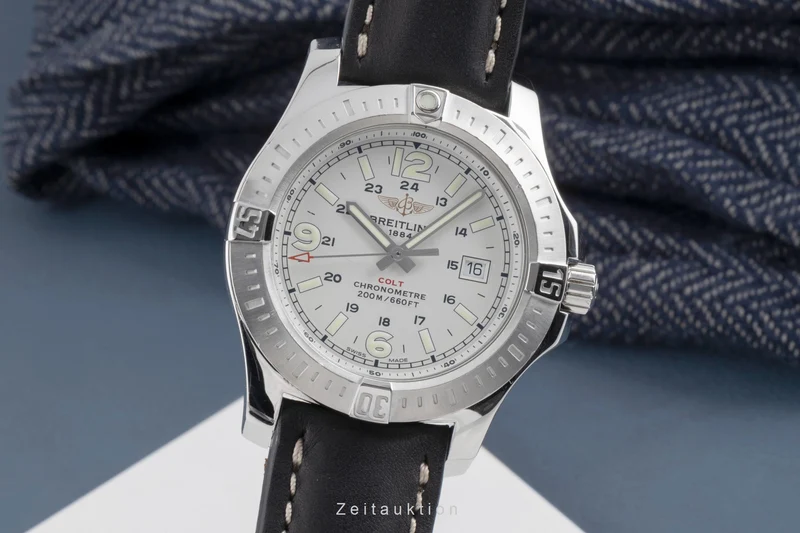 Breitling Colt steel quartz men's watch A74388 [2503565]