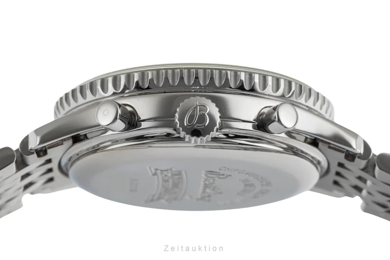 Breitling Montbrillant chronograph steel automatic men's watch A41330 A414B08NP [2503512]